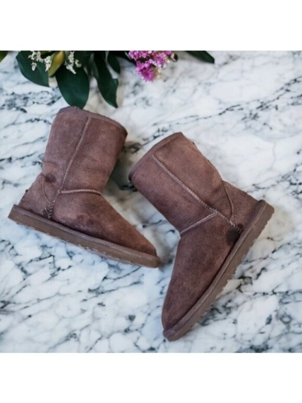 UGG Classic Short II Boots Size 6 Burnt Cedar Color - Picture 9 of 13